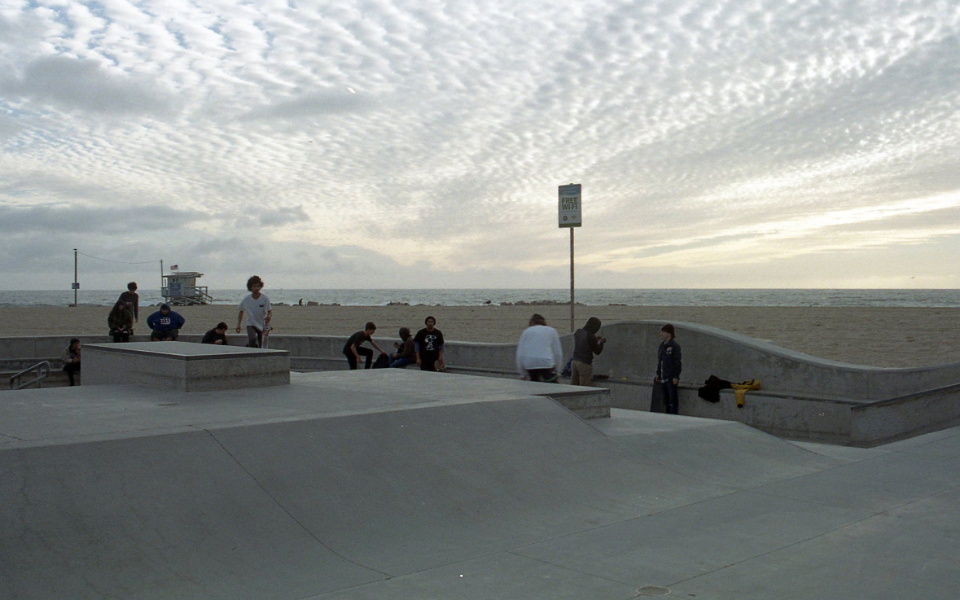 Skateboarder Venice