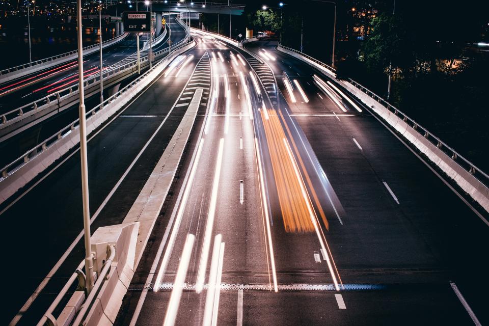Long Exposure Car