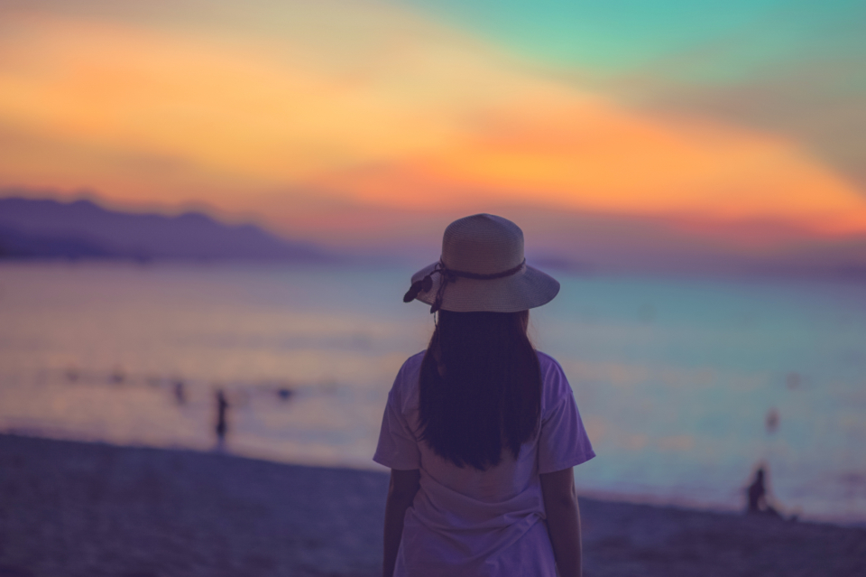Woman Backlit