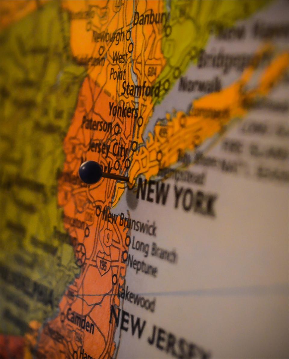 Map New York