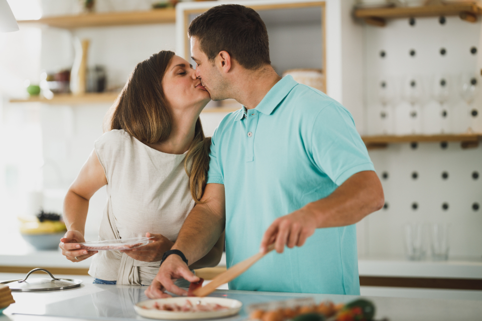 Couple Kissing