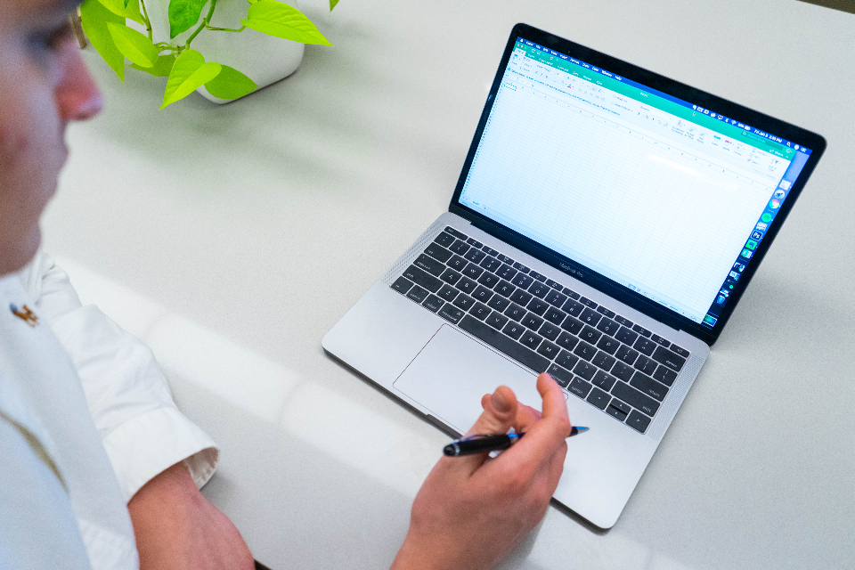 Laptop Typing