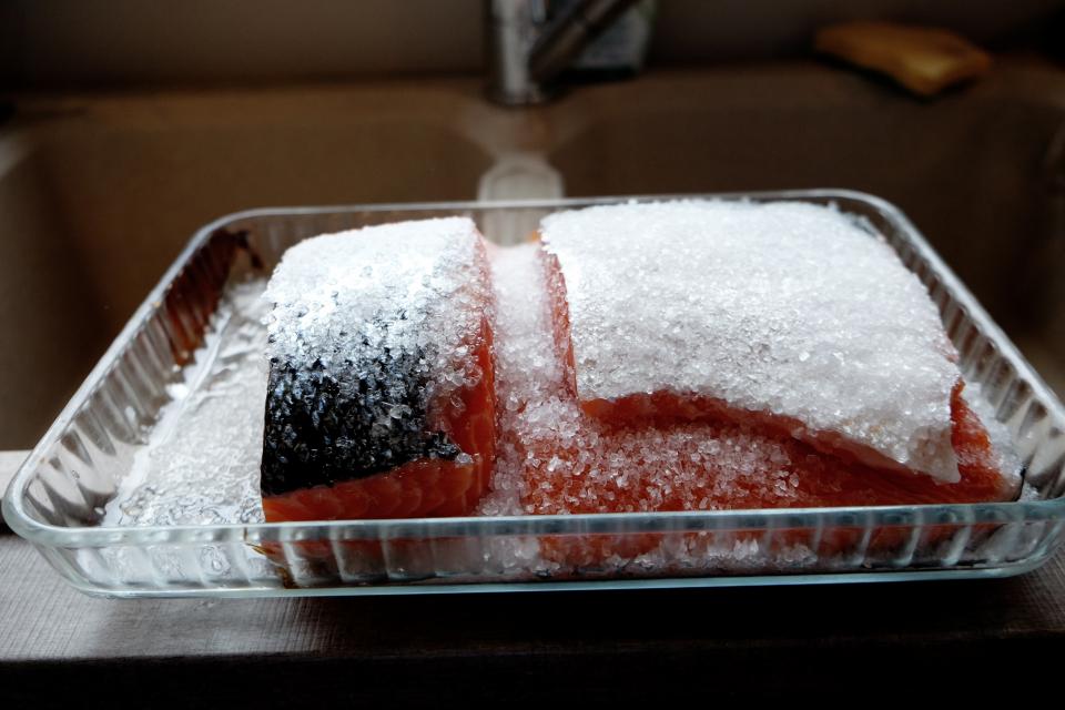 Frozen Salmon