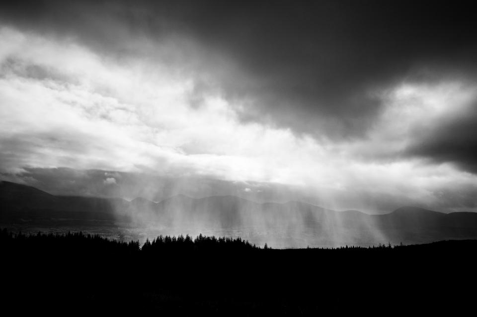 Black And White Fog