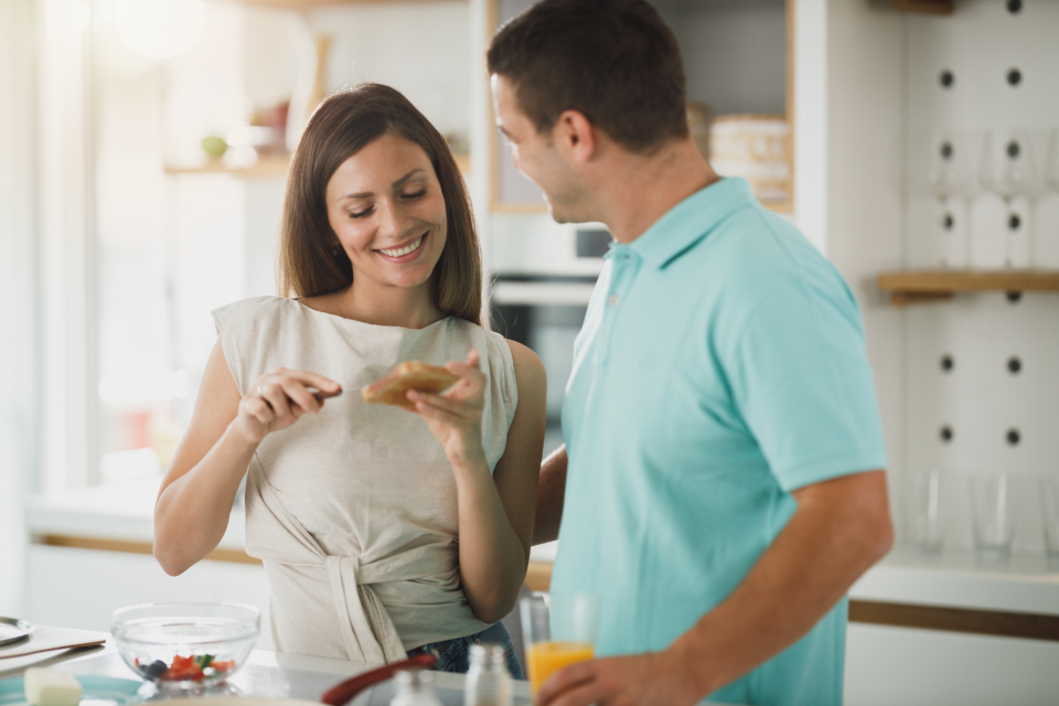 Couple Cooking