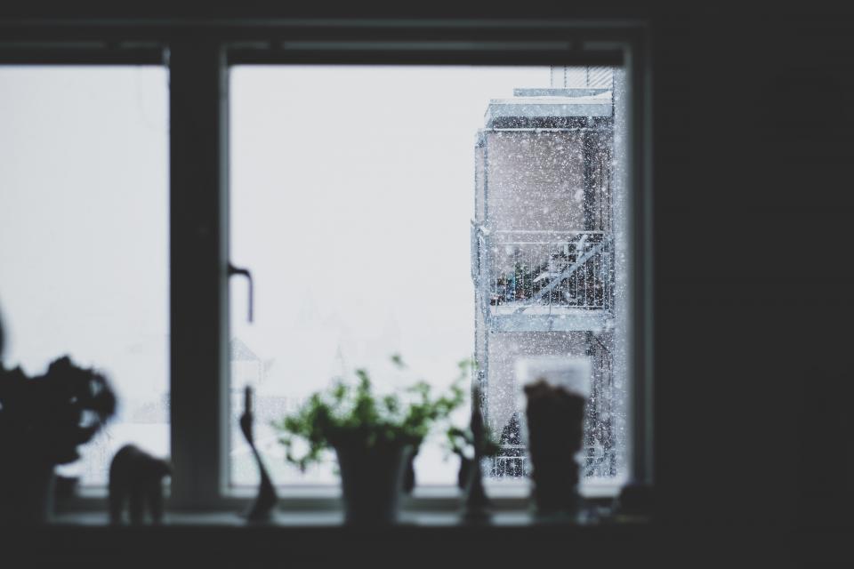 Black And White Window