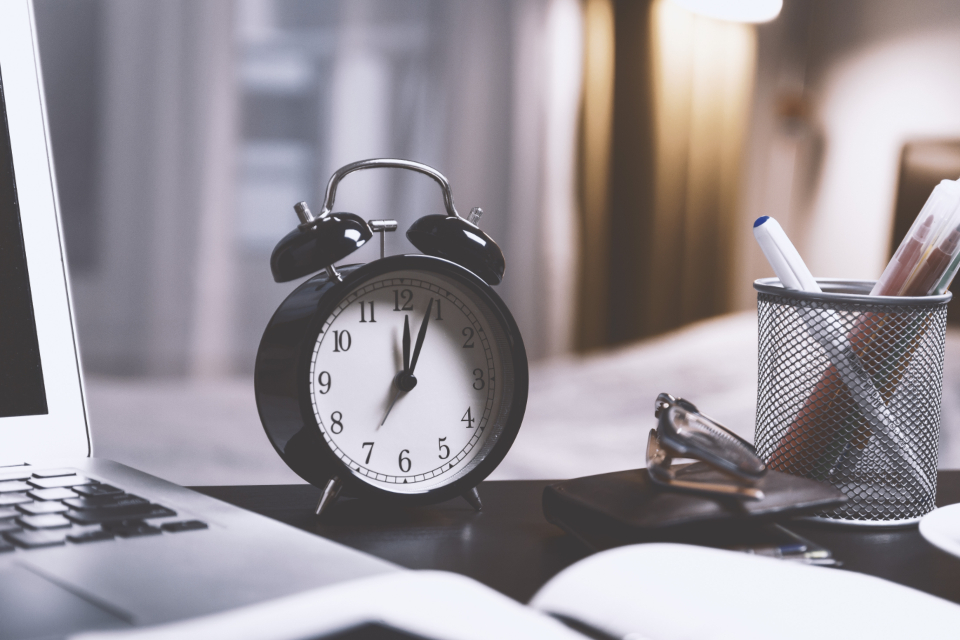 Black Alarm Clock
