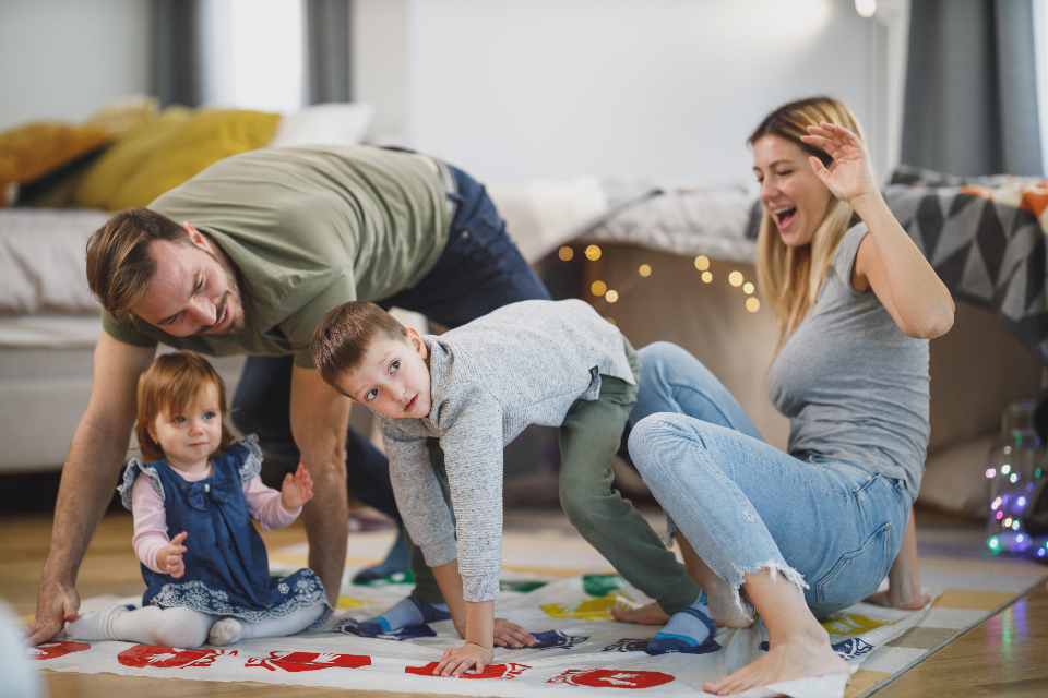 Family Playing