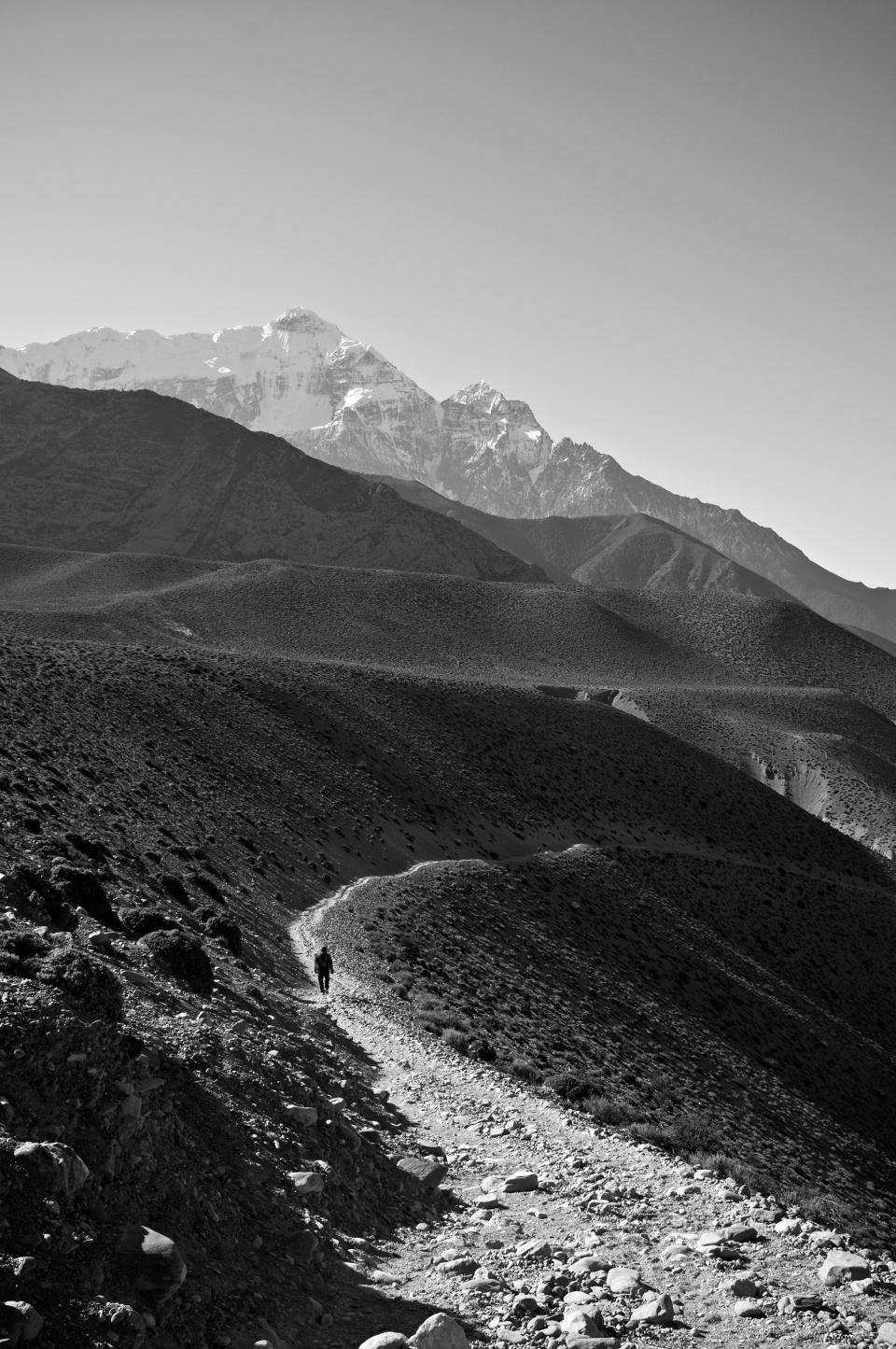 Nepal Black And White