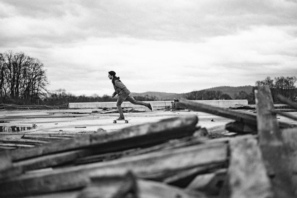 Black And White Wood
