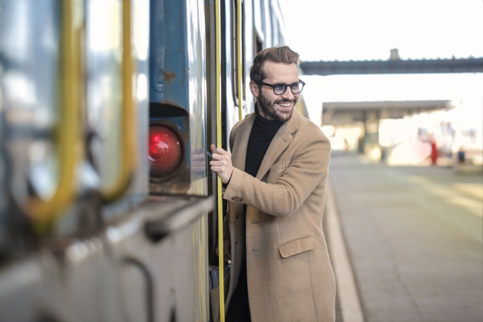 Man Entering