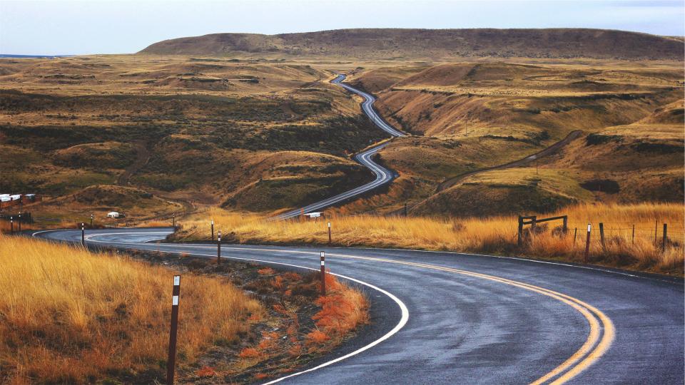 Landscape Winding Road