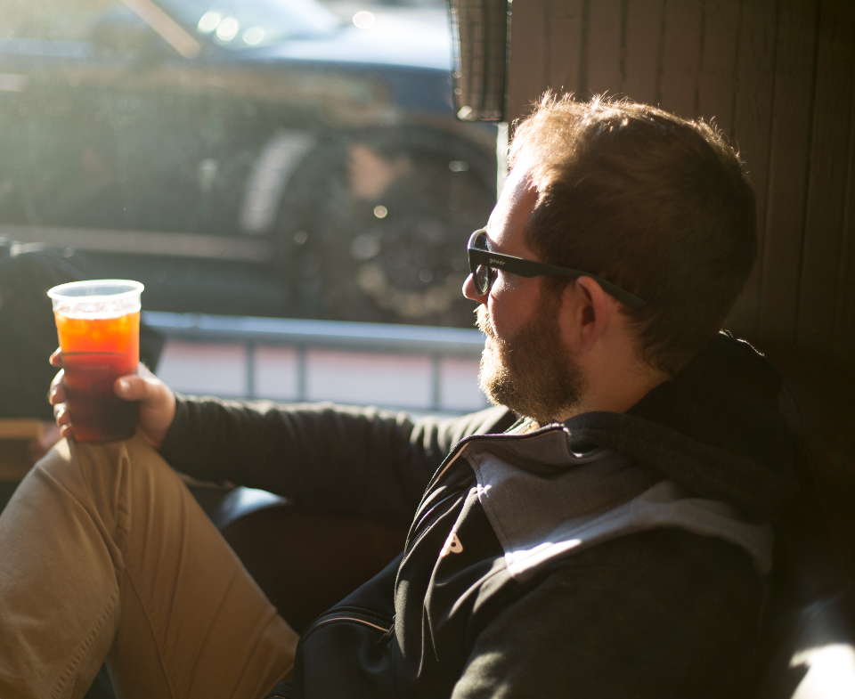 Man Drinking