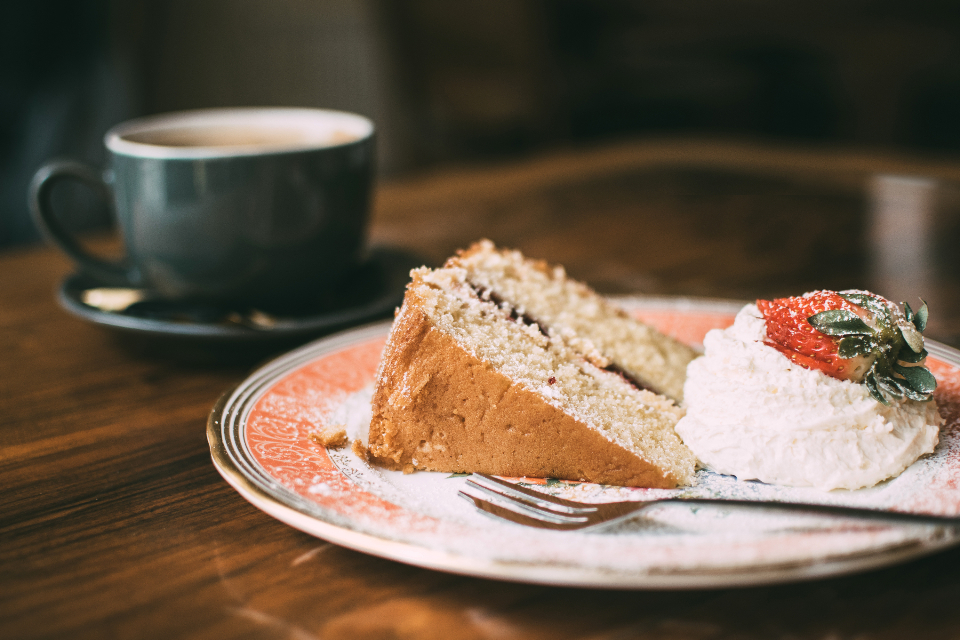 Sliced Cake