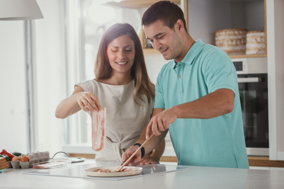 Couple Cooking
