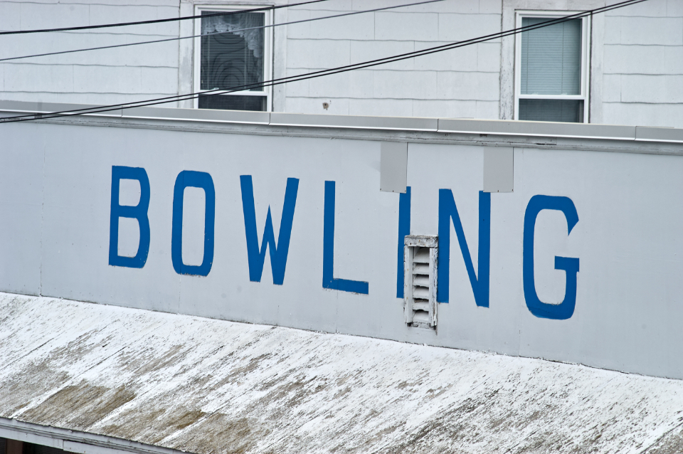 Bowling Sign