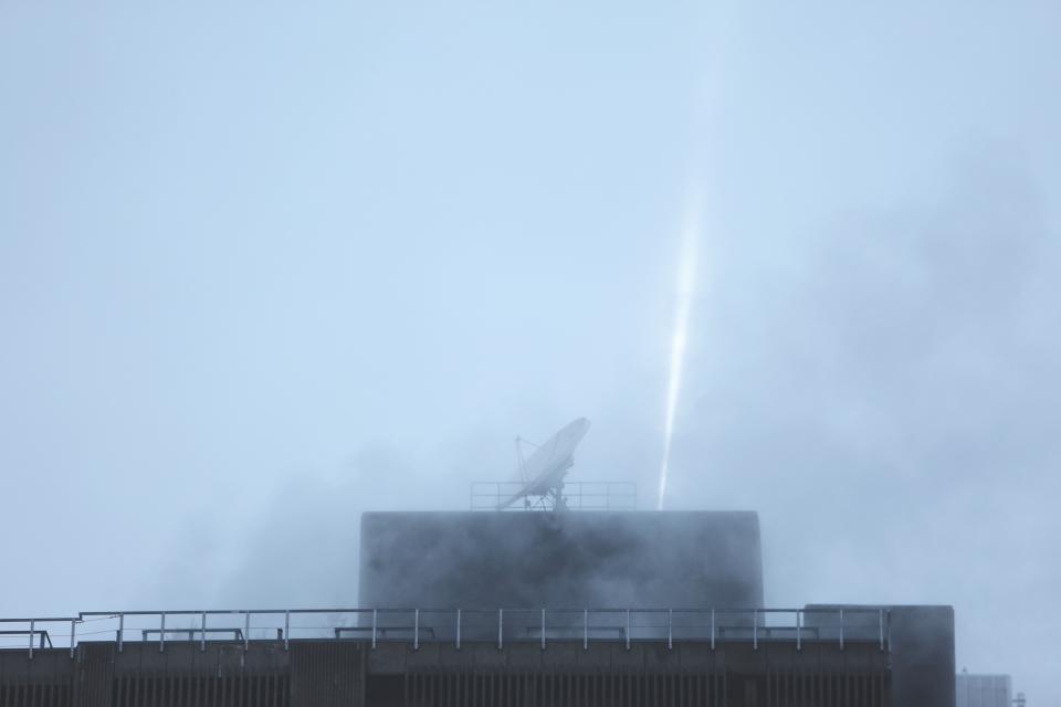 Rooftop Satellite Dish