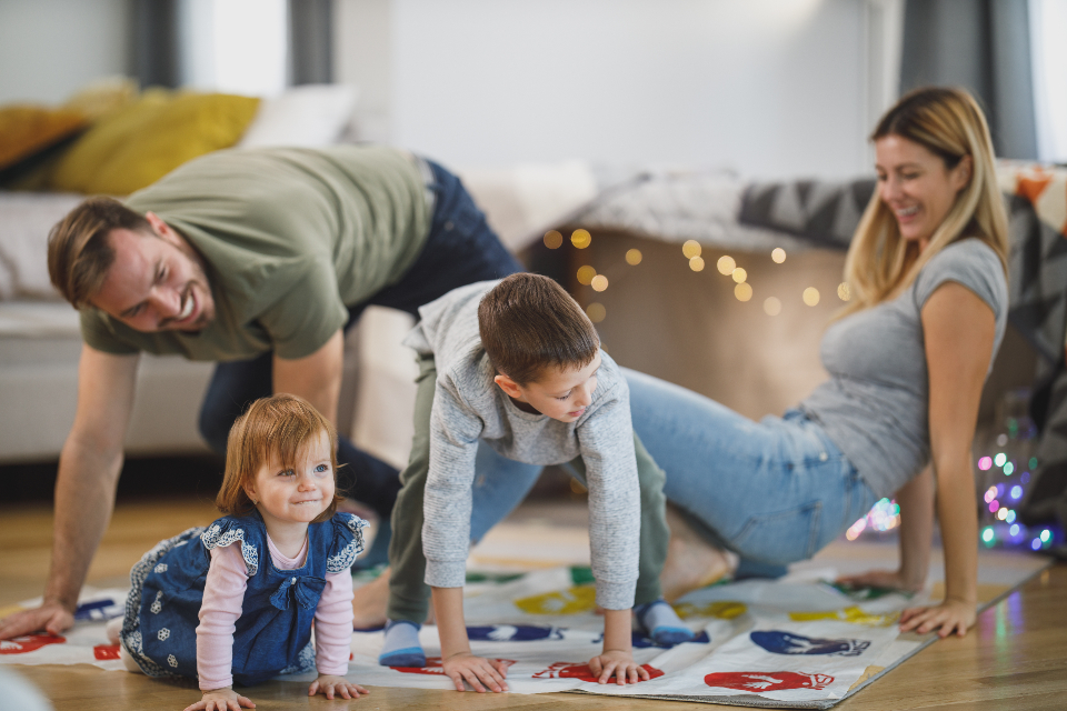 Family Playing