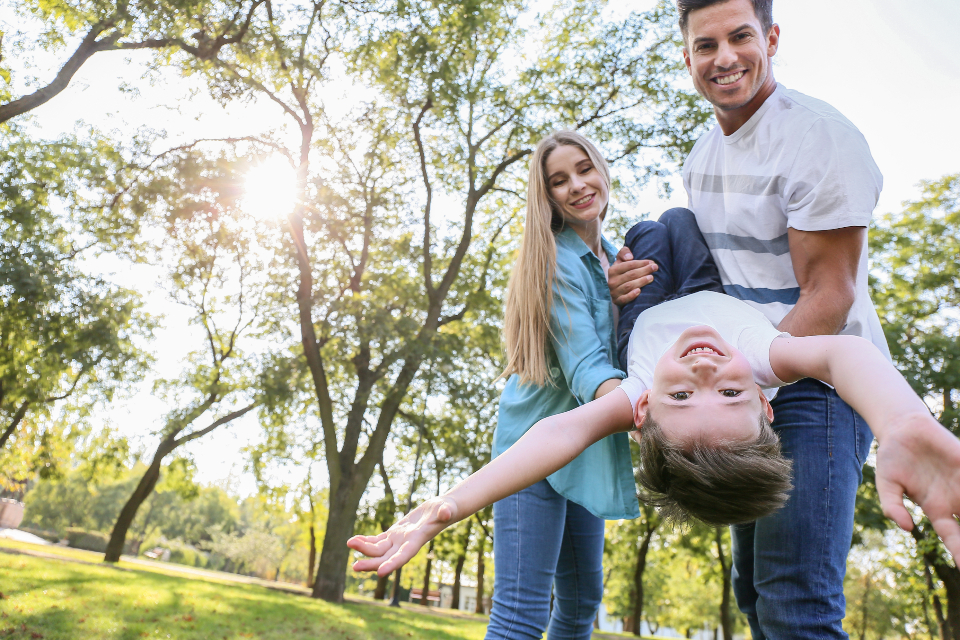 Family Playing