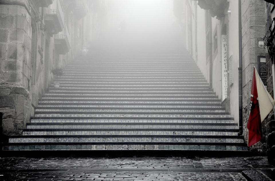 Black And White Cobblestone