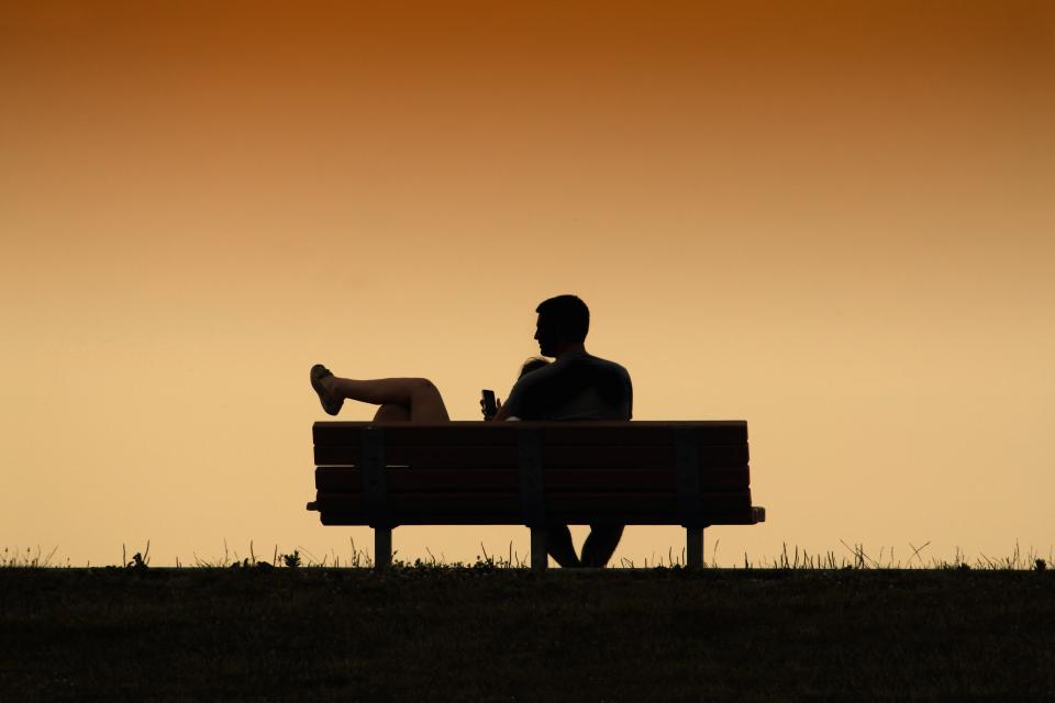 Bench Couple