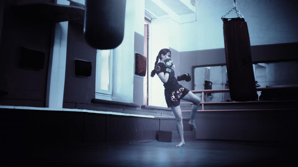 Girl Kickboxing