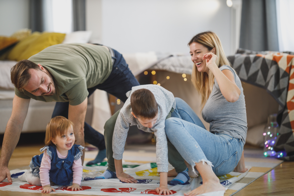 Family Playing