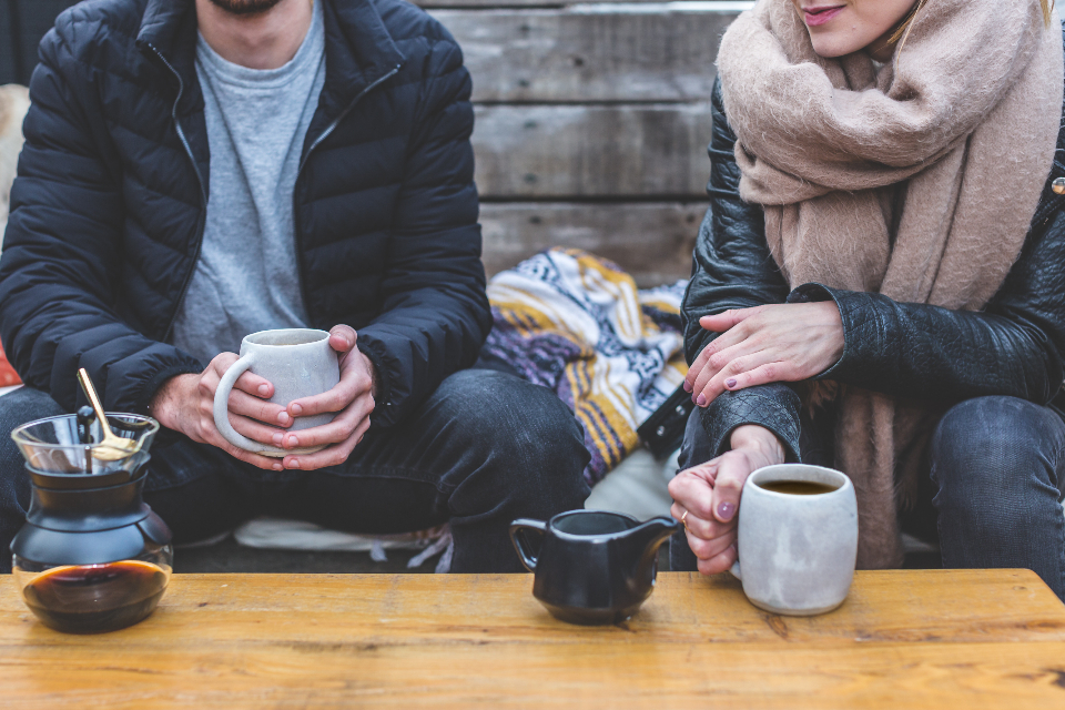 Drinking Coffee