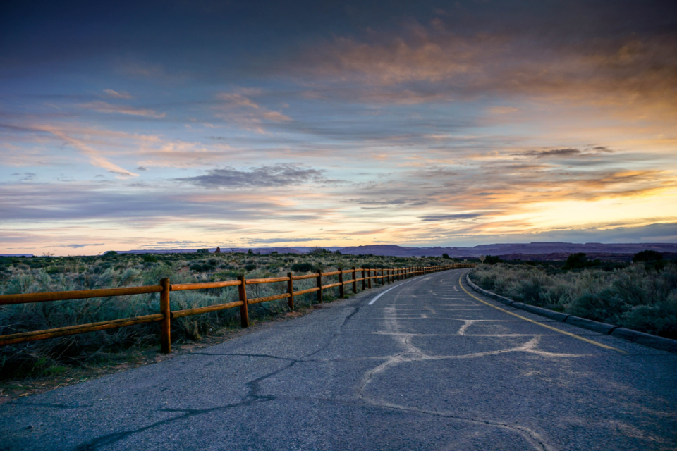 Road Sunset