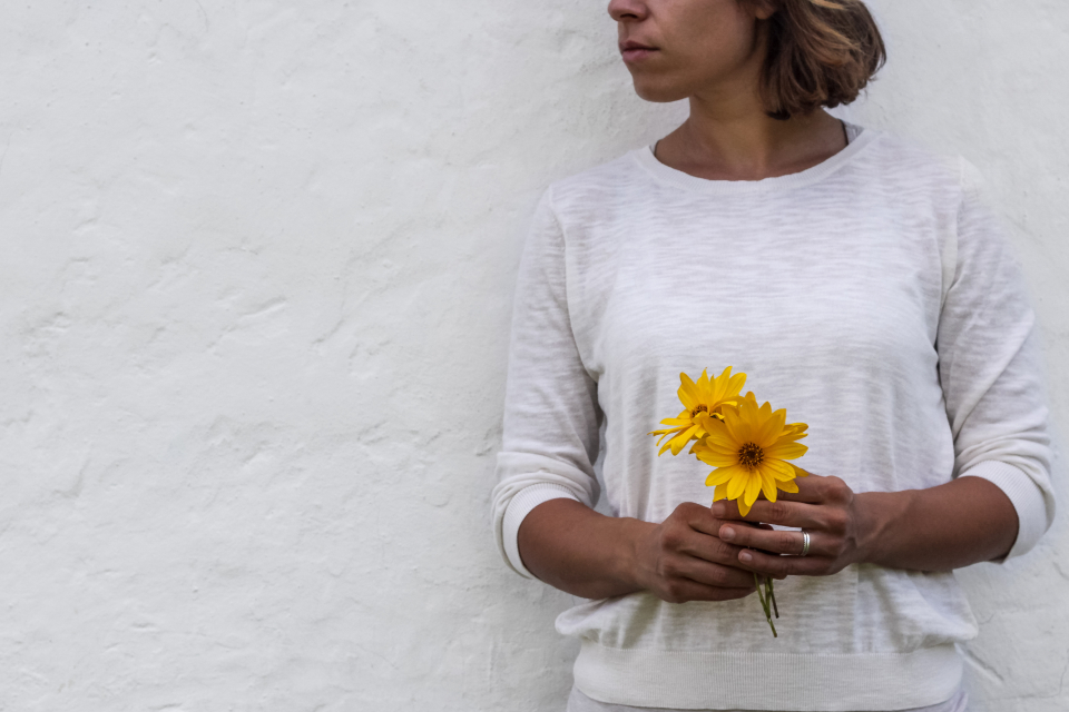Woman Holding