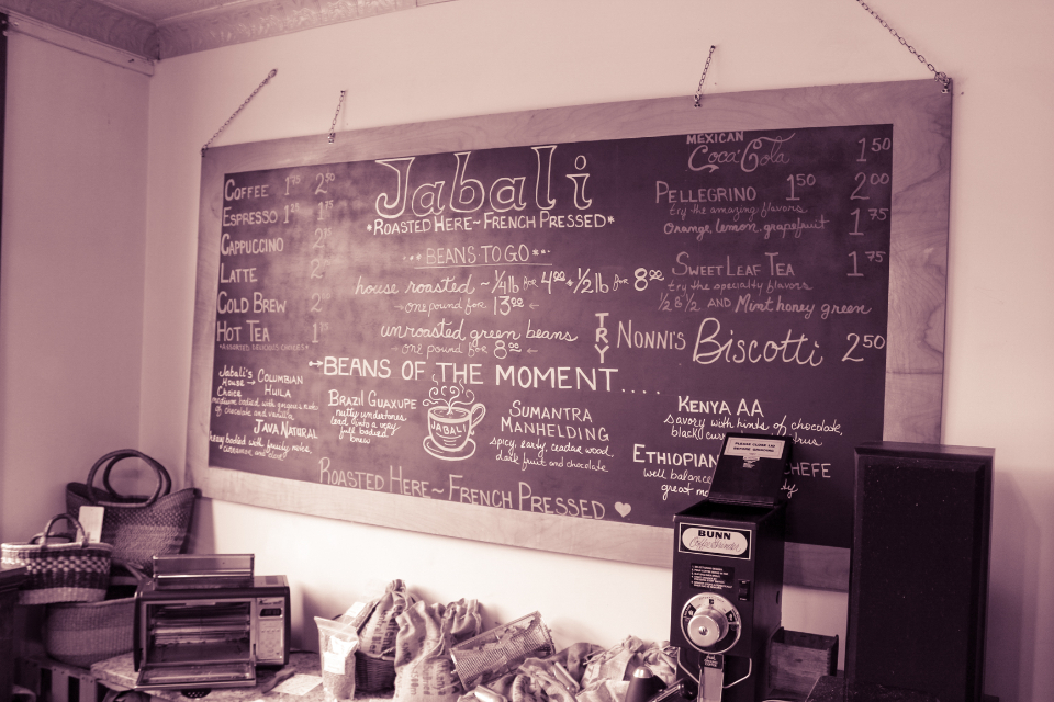 Menu Chalkboard