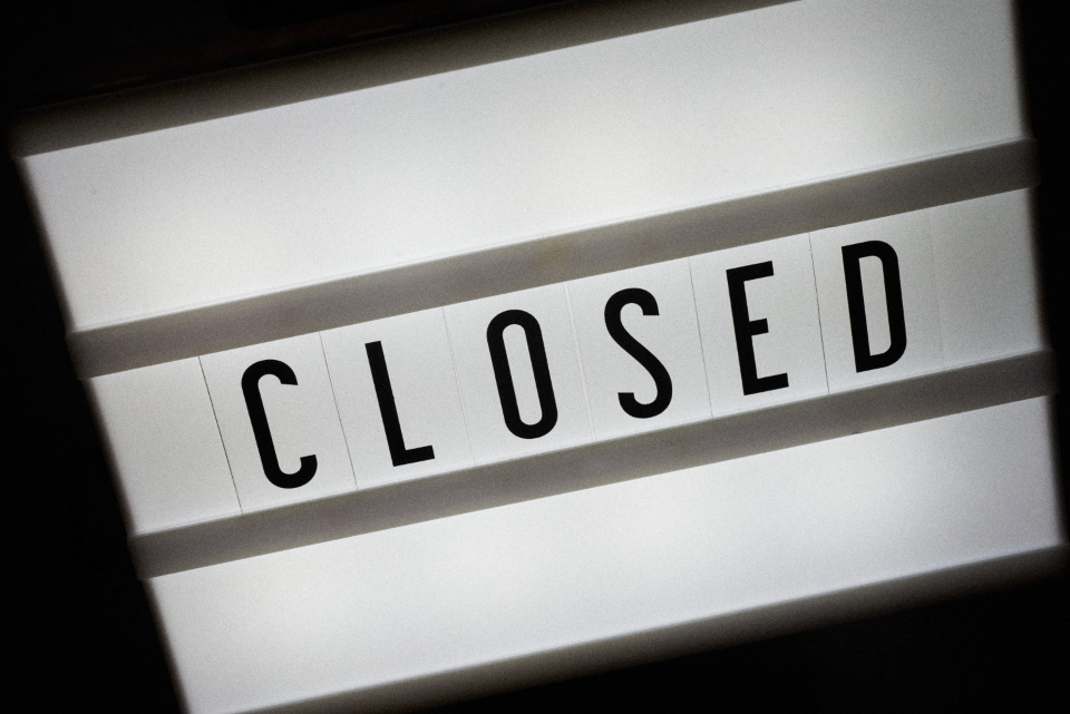 Closed Sign
