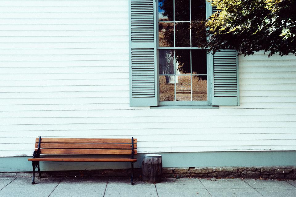 Wood Bench