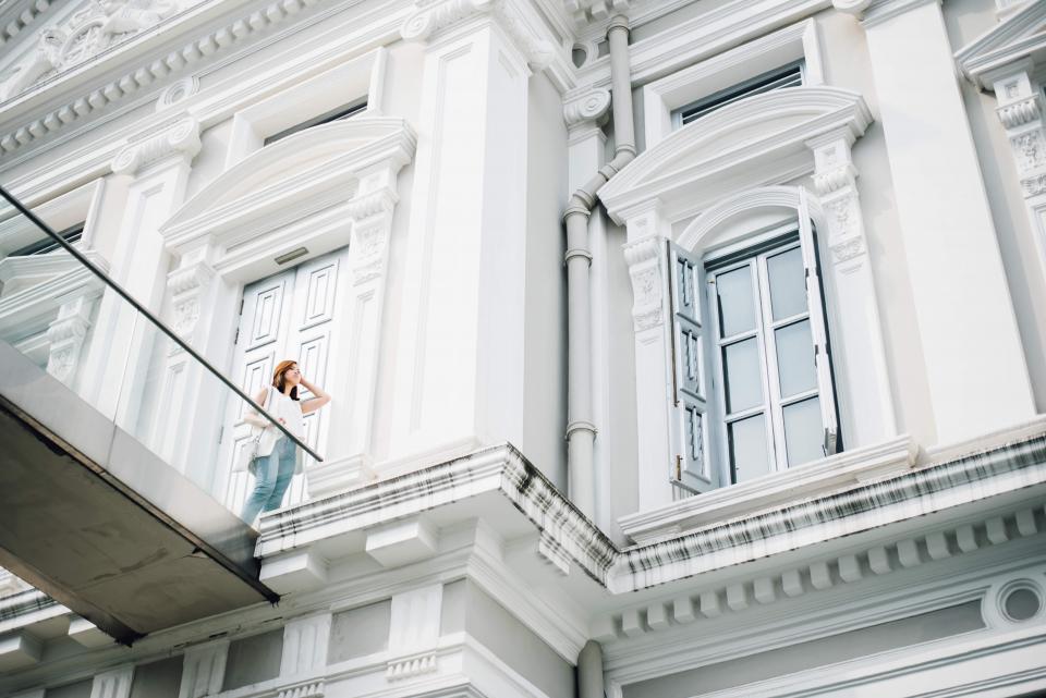 Woman Building