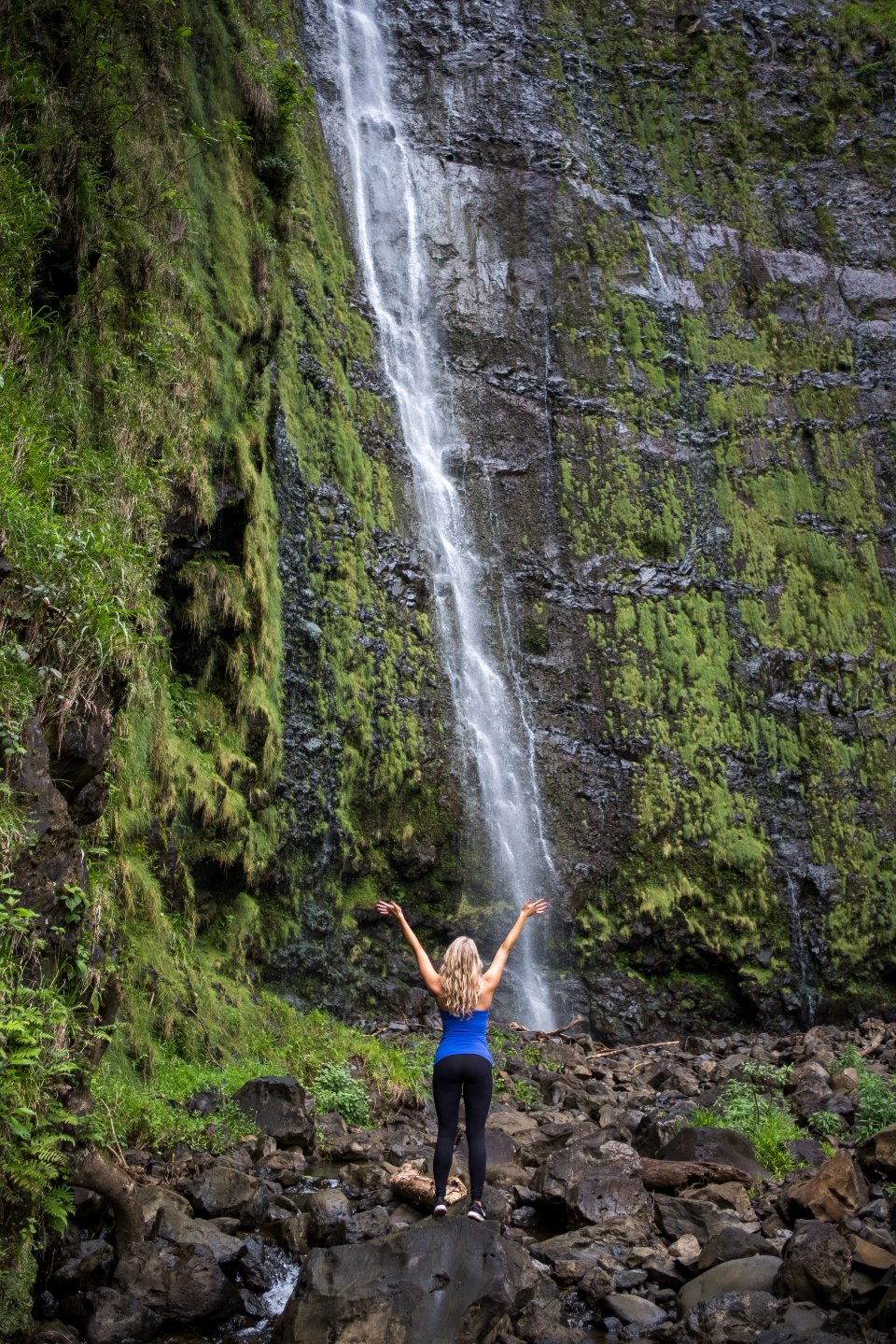 Person Waterfall