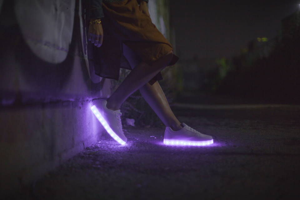 Glowing Sneakers