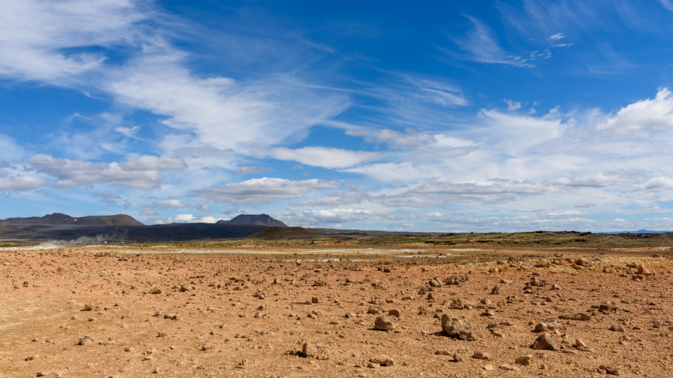 Cloudy Desert