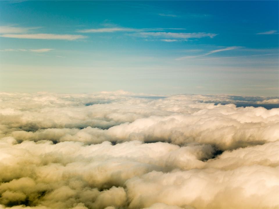 Above The Clouds Blue