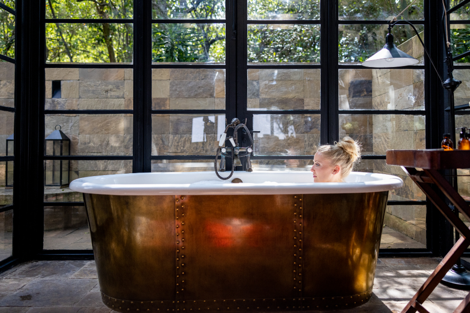 Woman Bathtub