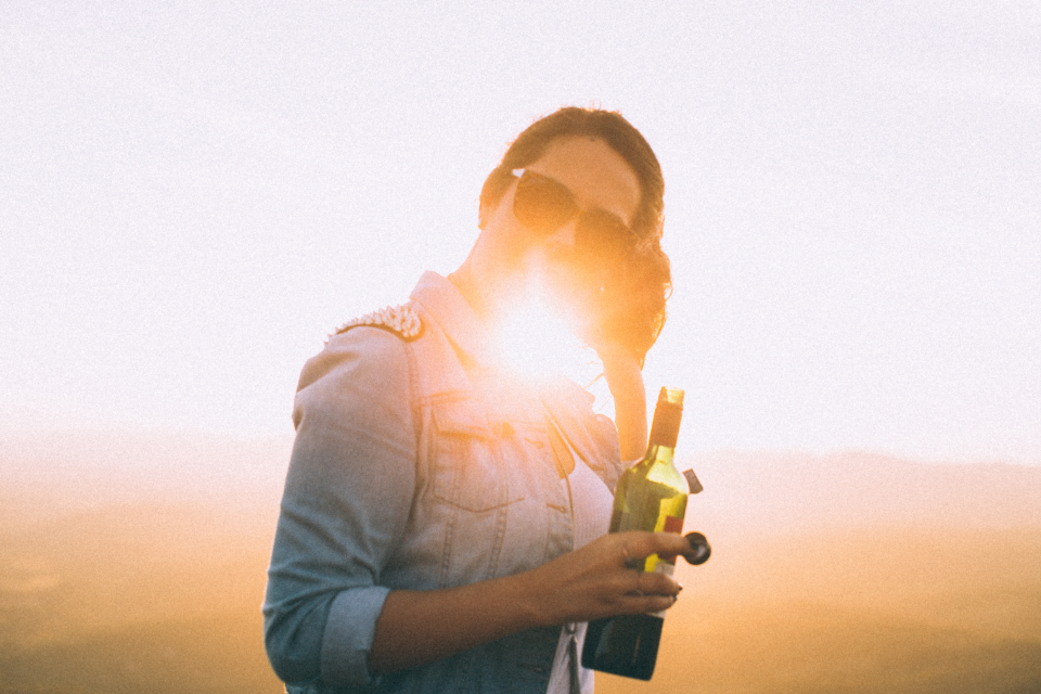 Woman Wine