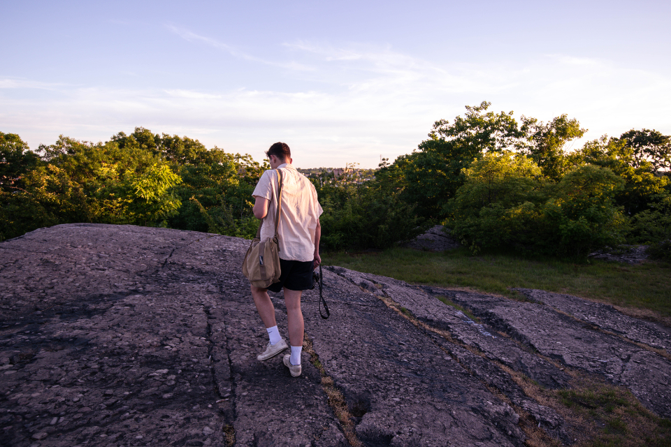 Man Hiking