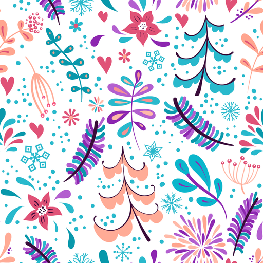 Winter Holiday Seamless Pattern