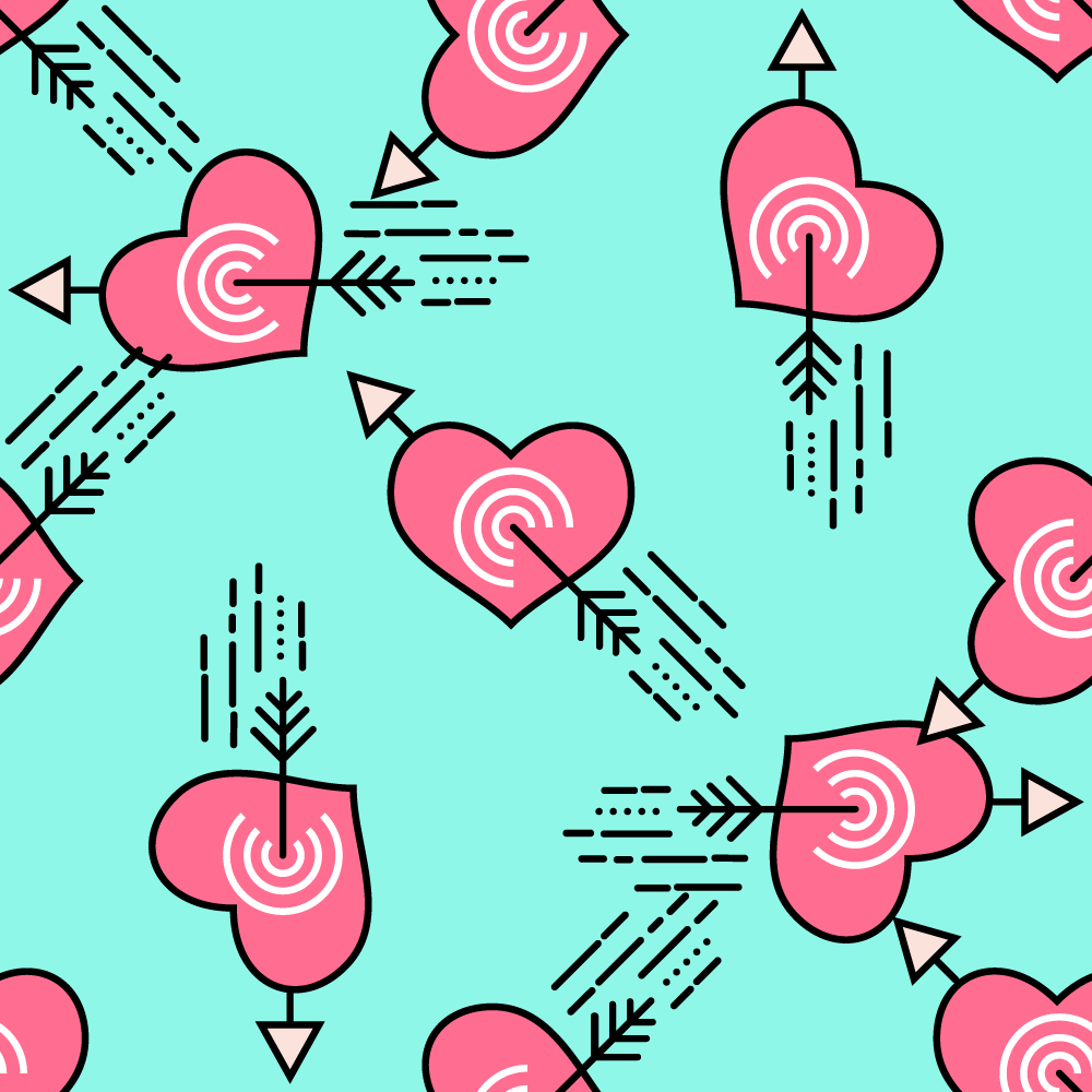Valentine Seamless Pattern