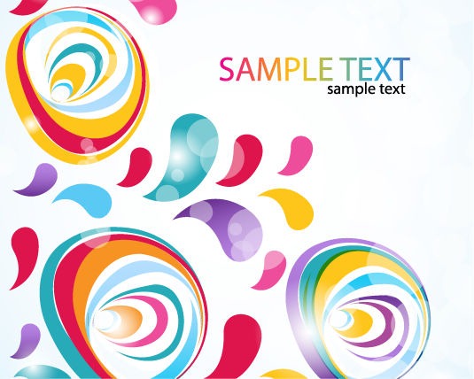 Abstract Vector Colorful Background