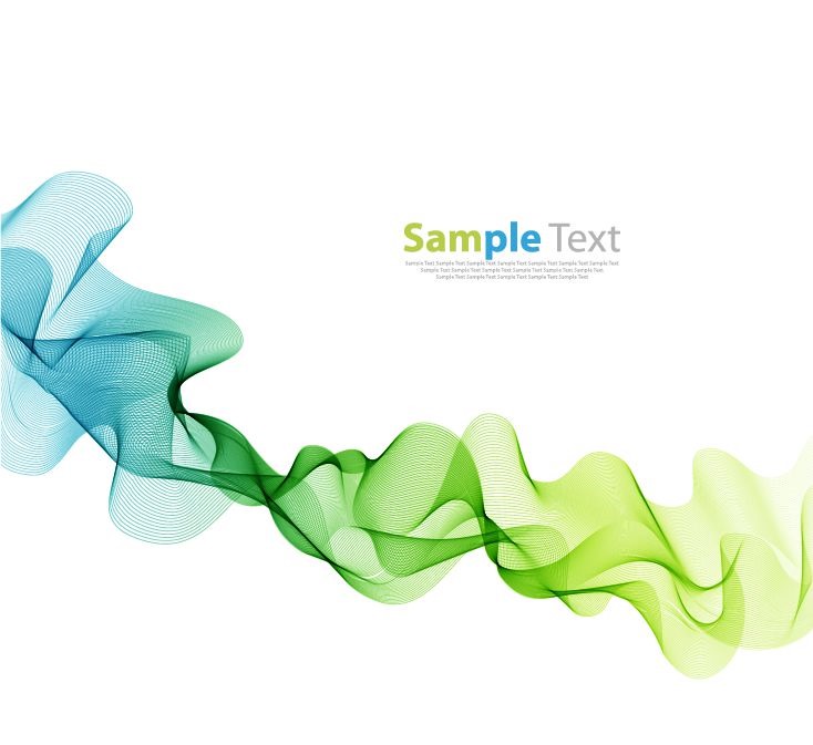 Abstract Design Colorful Waves Background Vector Illustration