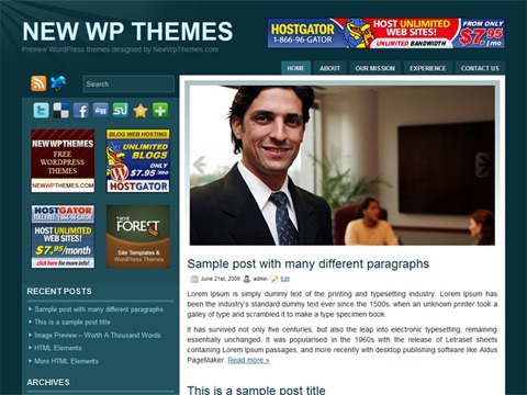 Free WordPress Theme - Motion Style