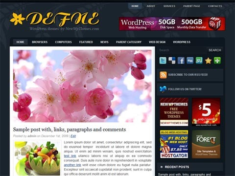 Free WordPress Theme - Defne