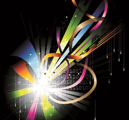 Cool trend glare element vector graphic 2