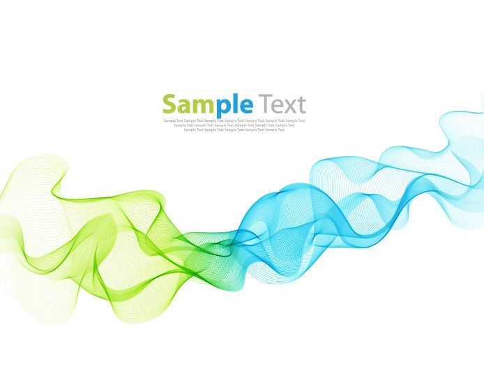 Colorful Curved Lines Background Vector Illustration