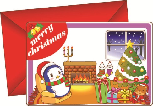 8 Lovely Christmas Vector Cards